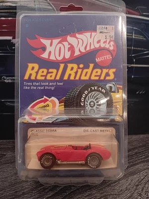 Hot Wheels Vintage Classic Cobra Red Real Riders #2535 - Image 1 of 3
