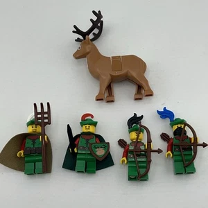 LEGO Minifigure Medieval market Castle Forestmen Bandits Hunting Party MOC - Picture 1 of 3