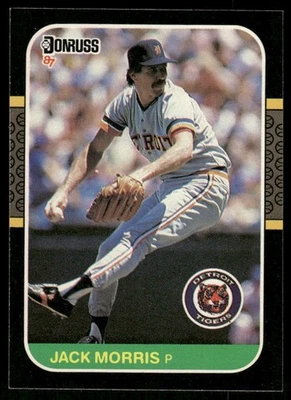 1987 Donruss Jack Morris Detroit Tigers #173 - Image 1 of 2