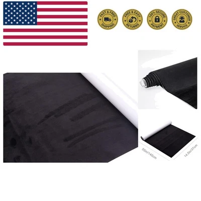 Tela de microfibra autoadhesiva aspecto gamuza, cuero sintético - película elástica... Foto 1 de 4