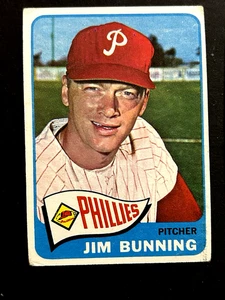 1965 Topps Set-Break #20 Jim Bunning Philadelphia Phillies en muy buen estado gran color - Imagen 1 de 2