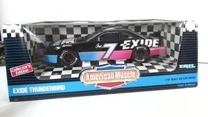 Geoff Bodine 1995 Exide Batteries Nascar 1/18 Diecast ERTL American Muscle #7 - Picture 1 of 7
