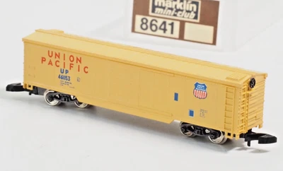 8641 Marklin Z-scale UNION PACIFIC UP railroad USA Box car mini-club, in box - Image 1 of 2