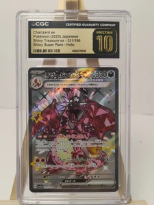 CGC 10 Pristine Charizard ex Shiny 331/190 SSR Shiny Treasure ex sv4a Pokemon - Picture 1 of 2
