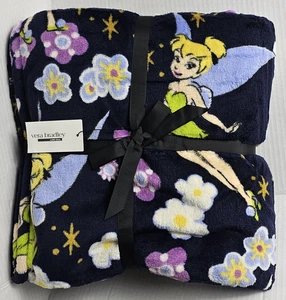 Neu Vera Bradley Disney Plüsch Überwurf Decke Tinker Bell's Flight Tinkerbell - Bild 1 von 3