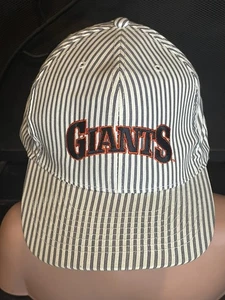 De colección Gigantes de San Francisco MLB SF Aguja Americana Snapback Sombrero Prendedor Rayas - Imagen 1 de 8