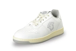 Versace Herren Medusa Logo Weiß Leder Sportlich Turnschuhe Schuhe US 7 IT 40 - Bild 1 von 8