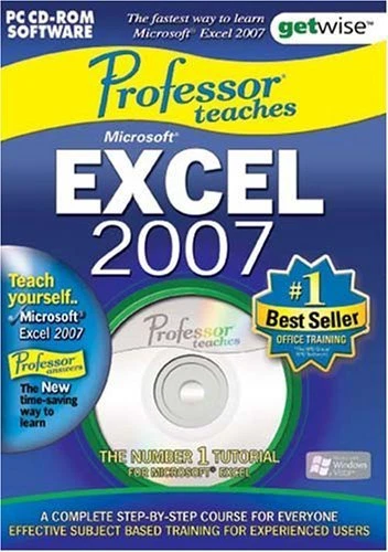 PROFESSOR TEACHES EXCEL 2007 New PC Software Learning Training  - image 1 of 1