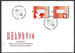 2005 FDC SVIZZERA - HELVETIA - AUTOMATICI - SV2 - Picture 1 of 1