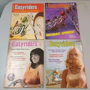 Easyriders Zeitschriften, 1972 Band 2 Feb, April, Okt, Dez Biker Motorrad, 4 Stück - Bild 1 von 17