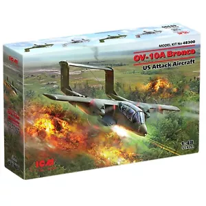 Kit de avión modelo plástico ICM 48300 escala 1:48 US Attack Aircraft OV-10А Bronco - Imagen 1 de 19