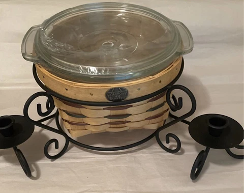 Wrought-iron Collection By Peterboro Basket Co. Basket & Candle Stands Cover