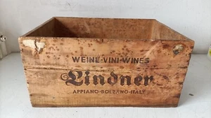 CASSA/CASSETTA IN LEGNO VINI LINDNER - APPIANO BOLZANO- DA COLLEZIONE - Bild 1 von 7