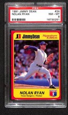 1991 Jimmy Dean #24 Nolan Ryan PSA 8 NMMT