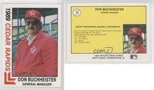 1989 Best Cedar Rapids Reds Don Buchheister #24