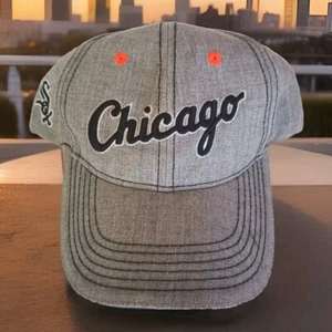 CHICAGO WHITE SOX THE PRIVATE BANK ORANGE AND GREY ADJUSTABLE UNISEX CAP - Picture 1 of 16