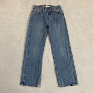 Levis 550 Boys Relaxed Fit Medium Wash Jeans Size 14 Slim 25 X 27