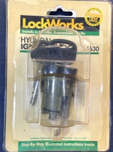LC14630 Ignition Lock Cylinder, 2 Keys, Instructions, 1992 1993 Hyundai Elantra - Bild 1 von 9