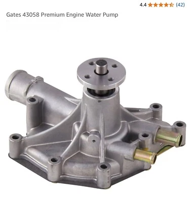 Bomba de agua 43058 Gates para Country LTD Mercury Ford Lincoln D9AZ8501A E9AE8505BA Foto 1 de 4