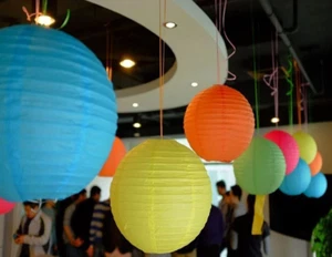 16 Pcs Colorful Paper Lanterns (Multicolor,Size of 4”, 6”, 8”, 10”) - Chinese... - Picture 1 of 1