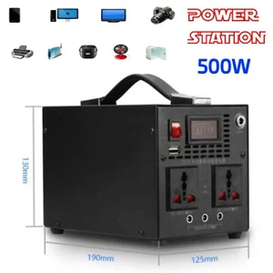Tragbar Powerstation 500W Solargenerator 432,9wh JUEER DL500 Powerstation Strom  - Bild 1 von 12
