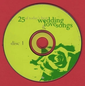 25 of today's best wedding & love songs (Disc 01) - Imagen 1 de 2