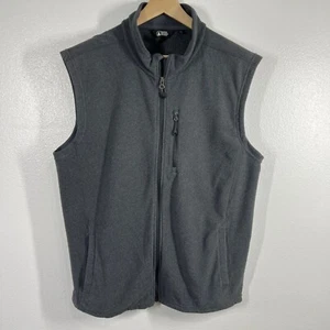 Eastern Mountain Sports Fleece Vest Full Zip Polartec Layering Mens XL Gray - Picture 1 of 13