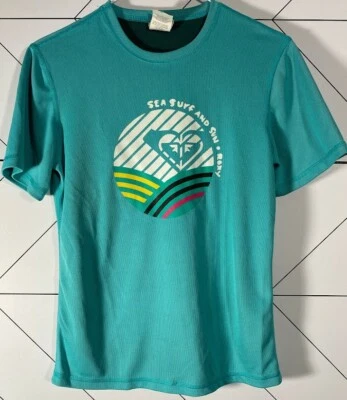 Camiseta ROXY 6 Aqua Transpirable Usada en Excelente Estado Foto 1 de 3