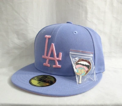 LA Dodgers Lavender Size 7 - New Era Hat Club Sugar Shack - Fast Shipping - Image 1 of 4