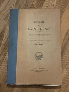 Buch Legende von Saint Denis von Henry Martin 1908 (2) - Bild 1 von 6