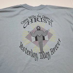 Vtg 1999 Diocese Of Austin T-Shirt Mens XL Jesus Christ 90s K28 - Picture 1 of 7