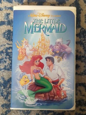 Disney The Little Mermaid (VHS, 1989) Rare Recalled / banned Edition - Immagine 1 di 4