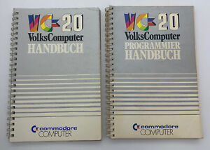 VC 20 Volkscomputer + Programmier Handbuch Commodore VIC 20 - 1981 Deutsch