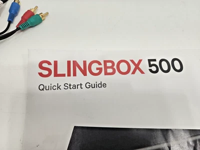 Slingbox Digital HD Media Streamer With Remote Manual Cables SB500 - Image 1 of 4