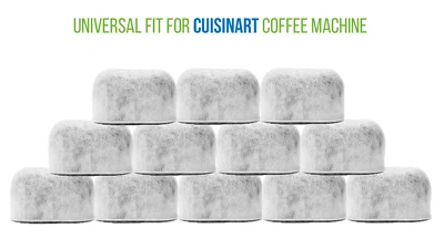 PREMIUM FILTERS DIRECT (12) Premium Replacement Charcoal Water Filters for Cuisinart Coffee, DCC-RWF