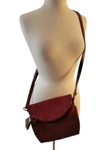 Sonoma Sheila Crossbody Purse NEW Ruby Wine Adjustable Strap  - Picture 1 of 5