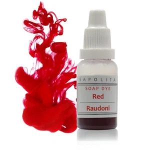 RED WATER BASED DYE 10 ml | Melt&Pour Soap Making, Cosmetics - Picture 1 of 1