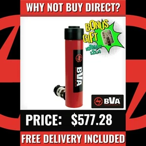 BVA 10 TON SINGLE ACTING CYLINDER 6 INCH STROKE - FREE 10in1 SCREWDRIVER - Picture 1 of 3