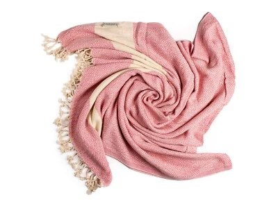 100% Turkish Cotton Diamond Beach Towel – Quick Dry, Sand-Free, 14 Colors, Soft - Image 1 of 4