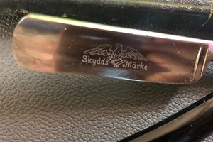 rasoir ancien rare J A HELLBERG ESKILSTUNA SWEDEN antique cut throat razor - Imagen 1 de 7