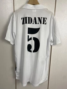 MAGLIA REAL MADRID ZIDANE 5 CAMISETA JERSEY VINTAGE RETRO 2002 - Imagen 1 de 8