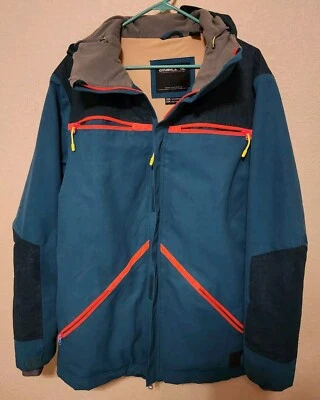 Chaqueta de nieve O'Neill Quest para hombre verde azul talla M usada en excelente estado cortafuegos Thinsulate Hyperdry Foto 1 de 4
