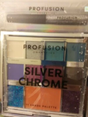 Profusion Cosmetics Silver Chrome 13 Pc Face Kit Cruelty Free NEW/Sealed - Image 1 of 4