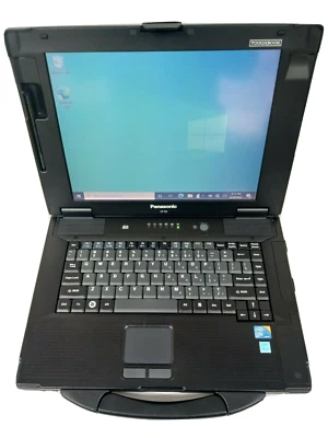 Panasonic Toughbook CF52 Core 2 P8400 4GB RAM 128GB SSD Win 10 Pro tela sensível ao toque - Imagem 1 de 4