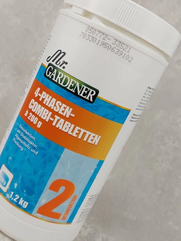 Wasserpflege 4-Phasen-Combi-Tabletten Pool Pools - Bild 1 von 3