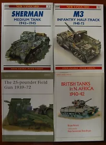 OSPREY VANGUARD - SHERMAN , M3 HALFTRACK , 25 POUNDER , British Tanks in Africa - Picture 1 of 1