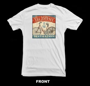 Camiseta vintage Bicycle The Journey Is The Destination - Imagen 1 de 6