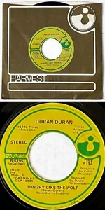DURAN DURAN *VG* HUNGRY LIKE WOLF (LP RIO&EP CARNIVAL VERS) " 1982 US HARVEST 45 - Picture 1 of 1