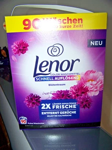 Lenor Colorwaschmittel Pulver Amethyst Blütentraum und schnell auflösend, 90 WL - Bild 1 von 3
