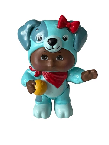 Cabbage Patch Kids Cutietown 3" PVC Figure Cake Topper NEW Hobbes Puppy Dog Cover